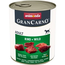 Вологий корм GranCarno Adult Beef + Game для собак з яловичиною та дичиною 800 г (4017721827454): Тип Влажный корм
