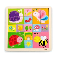 Дерев'яний пазл Viga Toys Комахи, 25 ел. (50150): Тип пазл