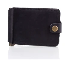 Мужской зажим для денег DNK Leather черный (DNK-Clamp-Hcol-J): Пол Мужской
