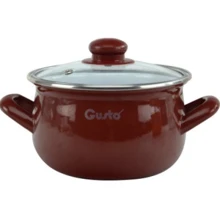 Кастрюля Gusto Ред 24 см 5.7 л (GT-T-124-R): Тип Традиционная