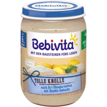 Пюре BEBIVITA запеченная картошка с морской рыбой 190 г (4018852025481): Вид Рыбно-овощное