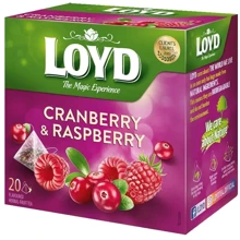 Чай Loyd фруктовий Cranberry and Raspberry журавлина та малина 20х2 г (3103567): undefined undefined