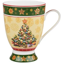 Кухоль Lefard Christmas collection 300 мл (986-022): Форма цилиндр