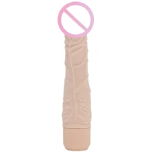 Силиконовый вибратор Classic Slim, 21x4 см, телесный: Для кого Для женщин