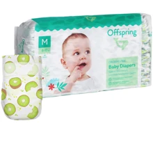 Подгузники Offspring Hairykiwi размер M (6-10 кг) 42 шт. (DP-OI-FAT-M42P-HKW): Тип Подгузники