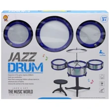 Барабан Mic Jazz Drum стойка 3 барабана тарелка стульчик (1886T): Производитель Mic