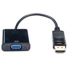 Кабель и переходник Atcom DisplayPort - VGA (M/F), 0.1 м, Black (16851): Тип адаптер