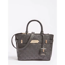 Женская сумка тоут Guess Bea Society Satchel черная (HWVS8132060-BLA): Пол Женский