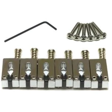 Набір сідел для гітар Graph Tech String Saver Classics Strat/Tele Style Offset Chrome (6 PCS) (PG-8001-0C): Виробник Graph Tech
