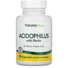 Natures Plus Acidophilus with Pectin Ацидофильные бактерии с пектином 90 капсул: Тип Пробиотики