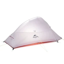 Палатка Naturehike Cloud Up 1 Updated NH18T010-T 20D, серо-красная (6927595730522): Назначение туристические