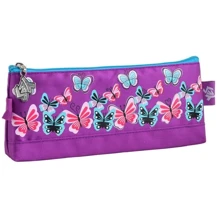 Пенал мягкий YES Butterfly Purple (531820): Количество отделений 1