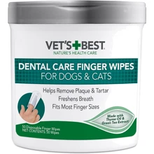 Серветки VET`S BEST Clean Teeth Wipes для догляду за ротовою порожниною 50 шт. (vb00001): undefined undefined
