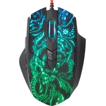 Мышь Defender Titan GM-650L RGB Black (52650): Интерфейс подключения USB
