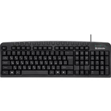 Клавиатура Defender Focus HB-470 UKR USB Black (45471): Подключение проводное
