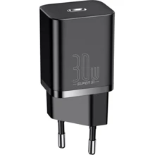 Зарядное устройство Baseus USB-C Wall Charger Super Si 30W Black (CCSUP-J01): Особенности USB-C, Power Delivery (PD)