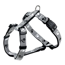 Шлея Trixie Silver Reflect з лапами светоотражающая L-XL 75-100 см 25 мм сіра (4011905122342): Виробник Trixie