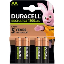 Аккумулятор Duracell Recharge Ni-MH AA 1300 mAh, 4 шт (5000394039247) UA: undefined undefined