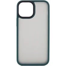 Чохол для iPhone Mobile Case TPU+PC Metal Buttons Green для iPhone 13: Колір зеленый