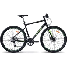 Велосипед VNC 2023' 28" SweepRacer A4 V52A4-2849-BG 19.5"/49см (2060) black (shiny)/green (matt): Материал рамы Алюминий