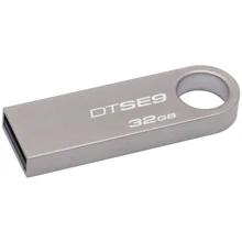 USB-флешка Kingston 32GB DataTraveler SE9 USB 2.0 Silver (DTSE9H/32GB): Стандарт USB USB 2.0