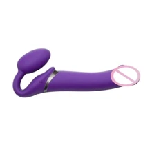 Безремневой страпон с вибрацией Strap-On-Me Vibrating Violet M: Для кого Для пары