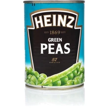 Горошек зеленый Heinz 400г (STF5900783007614): Вес нетто 400 г