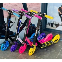 Самокат Maraton Rider Light Wheel желтый: Количество колес 2