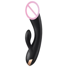 Смарт вібратор кролик із подвійним відростком Satisfyer Double Flex Black: Для кого Для жінок