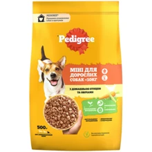 Сухой корм для собак Pedigree для взрослых собак малых пород с птицей и овощами 500 г (5998749143360): Тип Сухой корм