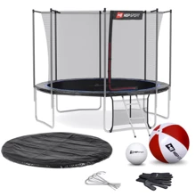 Батут Hop-Sport 10ft black/blue чорно-синій із внутрішньою сіткою 305 см: Виробник Hop-Sport