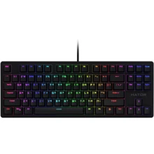 Клавиатура HATOR Rockfall TKL Mecha Green (HTK-620) Black: Подключение проводное