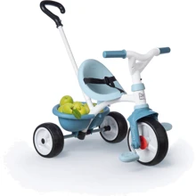 Детский трехколесный велосипед Smoby 2 в 1 Би Муви с ручкой, голубой (740331): Тип Велосипед-каталка