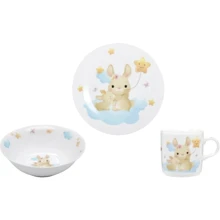 Набір дитячого посуду Limited Edition Bunny 3 предмети (C724): Матеріал фарфор