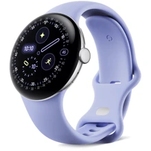 Смарт-часы Google Pixel Watch 4 41mm LTE Polished Silver Aluminium Case with Iris Active Band