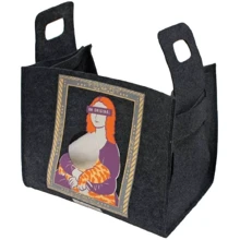 Лежанка-сумка для котів Croci Popcat Monnalisa 35х25х30 см сіра (C2178003): undefined undefined