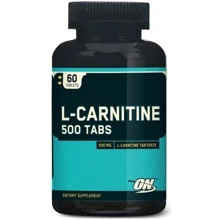 Жироспалювач Optimum Nutrition L-Carnitine 500 Tabs 60 tabs: Стать унісекс