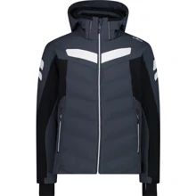 Гірськолижна куртка CMP Man Jacket Zip Hood (31W0327-U911) 46 сіра з капюшоном: Вид Гірськолижні куртки