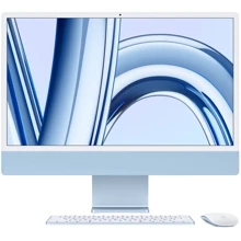 Компьютер Apple iMac M3 24" 256GB 8GPU Blue (MQRC3UA/A) 2023: Экран 24" Retina 4.5K (4480x2520), с технологией True Tone