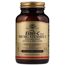 Solgar Ester-C Plus Vitamin C, 500 mg, 100 Veggie Caps Естер-С плюс Вітамін С: Стать Унисекс