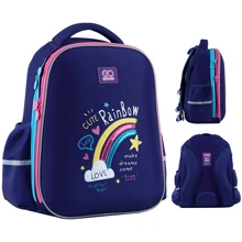 Рюкзак GoPack Education полукаркасный 165M-1 Cute Rainbow (GO24-165M-1): Возрастная группа от 6 до 10 лет