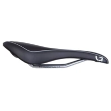 Седло Green Cycle GSD-283 Sport Unisex, стальные рейлы, черное: Анатомическая выемка Есть