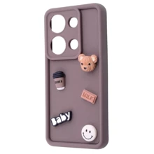 Чохол для телефона Mobile Case Pretty Things Brown/Bear for Xiaomi Redmi Note 13 Pro 4G / Poco M6 Pro 4G: Сумісність Xiaomi Redmi Note 13 Pro 4G / Poco M6 Pro 4G