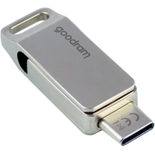 USB-флешка Goodram 32GB ODA3 USB 3.0+USB-C Silver (ODA3-0320S0R11): Стандарт USB USB 3.0