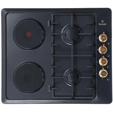 Варильна поверхня газова Perfelli HKM 629 BL RETRO: Розміри для вбудовування (ШxГ) 56x49 см