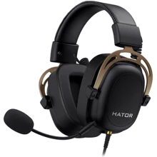 Наушники Hator Hypergang 2 Edition Gold (HTA-916): Тип конструкции полноразмерные