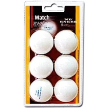 Мячик для настольного тенниса Enebe Match White 6шт (845505): undefined undefined