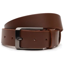 Чоловічий ремінь Borsa Leather коричневий (V1125FX46-brown): Стать Мужской