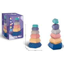 Іграшка розвиваюча A-Toys Пірамідка текстурна 6 деталей 1095: Тип пирамидка
