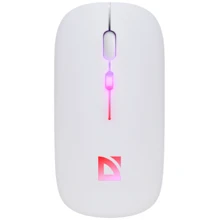 Мишка Defender Touch MM-997 Silent RGB Wireless RGB White (52998): інтерфейс підключення Bluetooth, Wireless